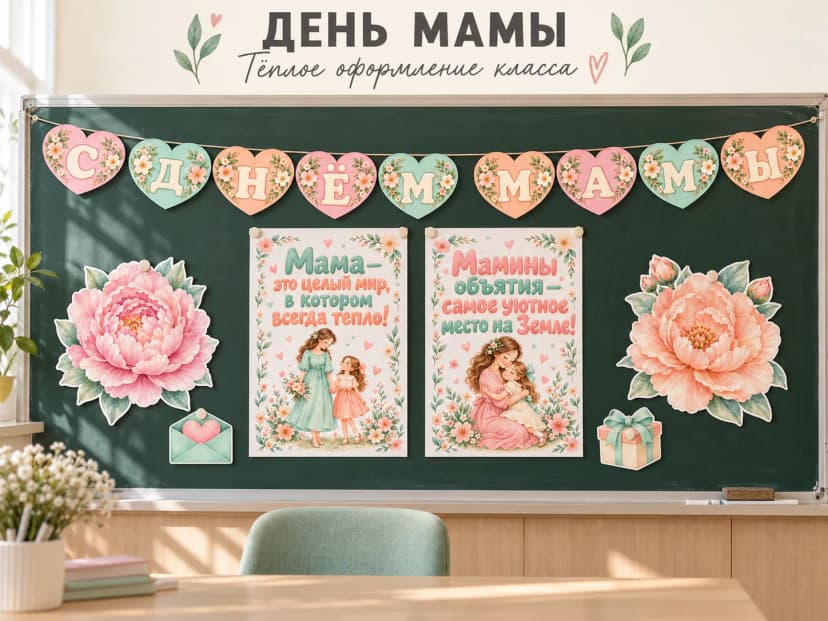 Мамин день: оформление
