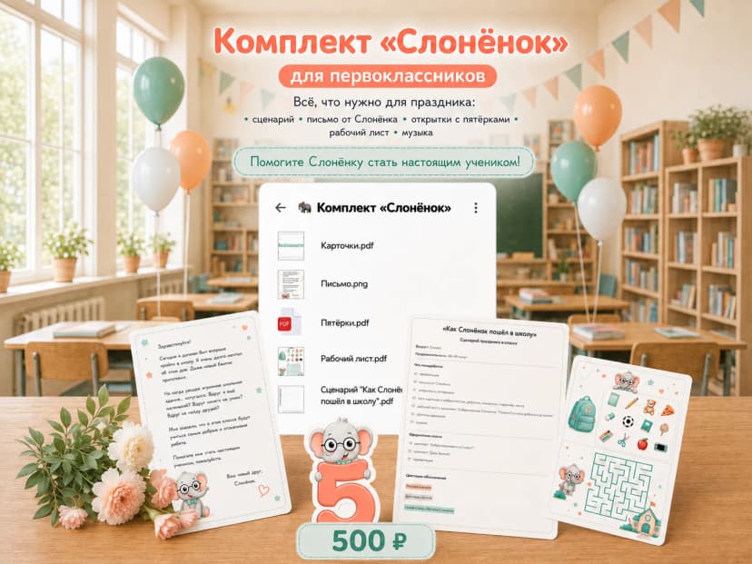 Комплект "Слонёнок". 1 класс