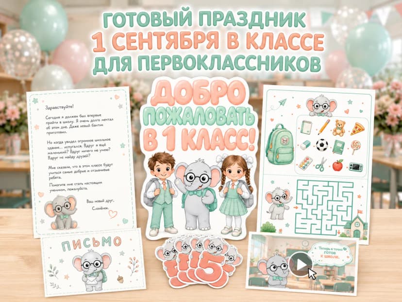 Праздник 1 сентября для первоклассников
