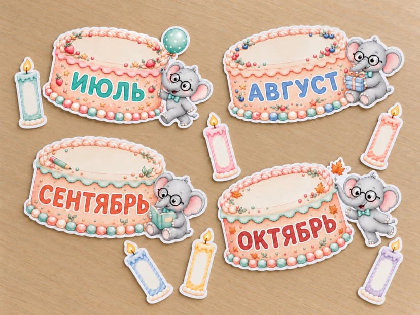 Уголок именинников